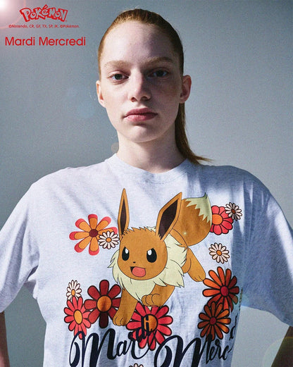 Mardi Mercredi x Pokémon T-shirt Blossom Eievui Heather