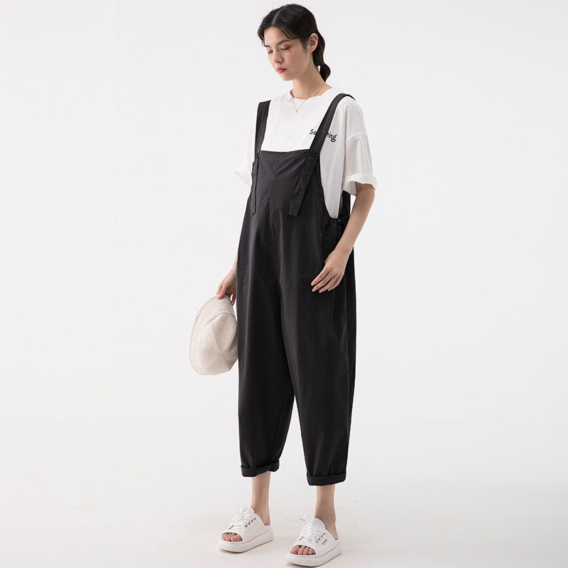 Causal Loose Fit Overalls
