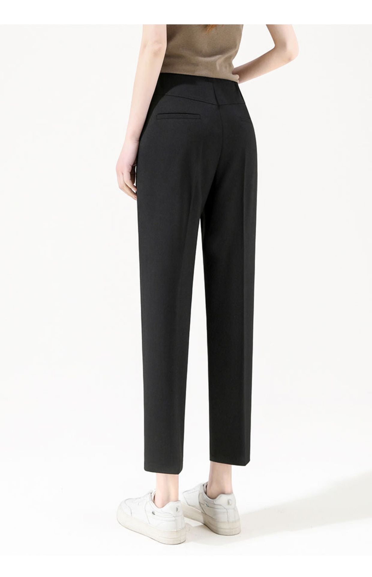 Straight Drop Suit Trousers